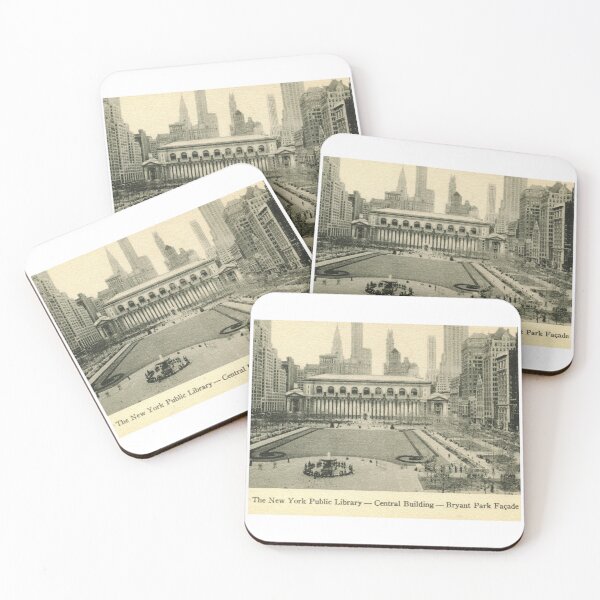 Item preview, New York City, Public Library, Bryant Park Vintage Inspired  designed and sold by markomundo.
