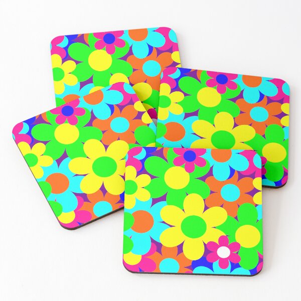 Item preview, groovy vintage mod floral flowers designed and sold by Gossip Rag.