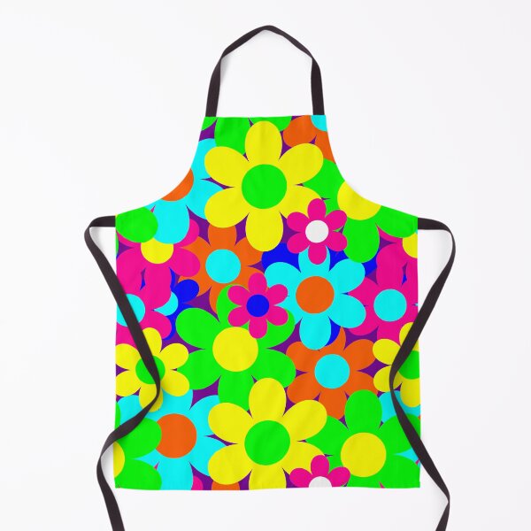 Item preview, groovy vintage mod floral flowers designed and sold by Gossip Rag.