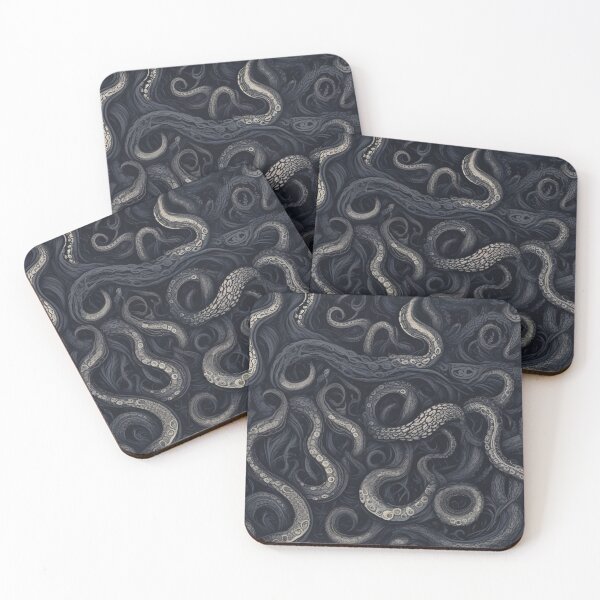 Item preview, Evil Tentacles, Pattern, Lovecraft, Cthulhu  designed and sold by Burn-Ego.