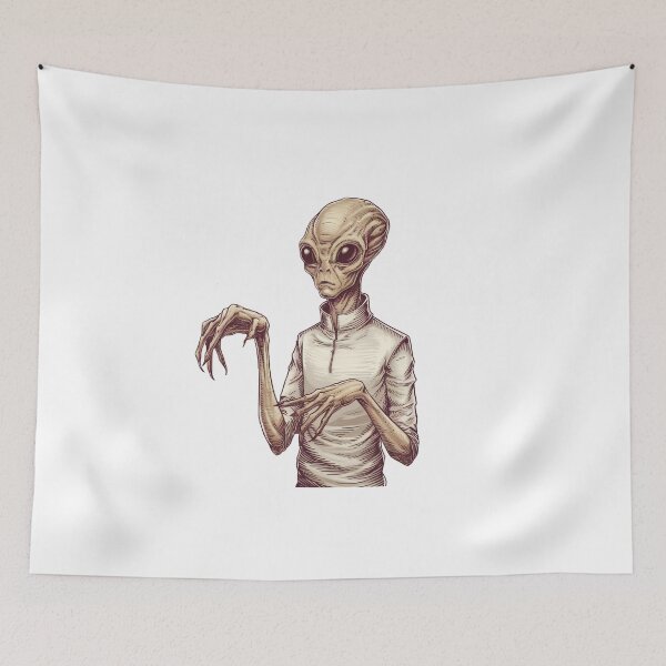 Item preview, Humanoid Alien designed and sold by Gentle40Winks.