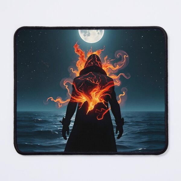 Item preview, Volcanic Eruption Inside Human Silhouette designed and sold by koreatvtea.