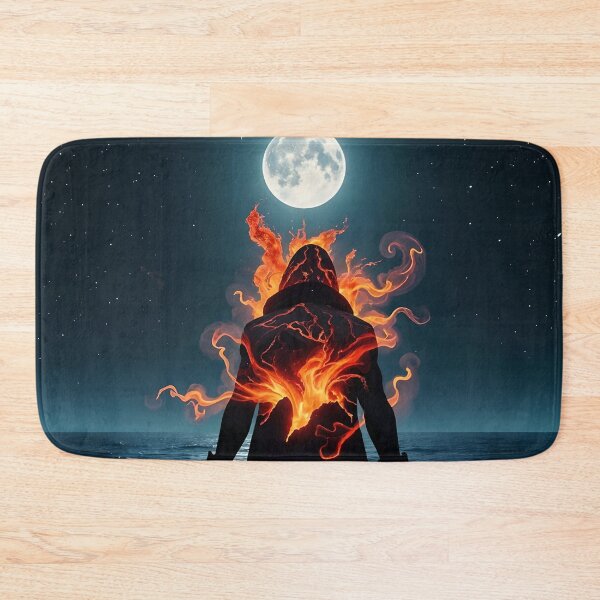 Item preview, Volcanic Eruption Inside Human Silhouette designed and sold by koreatvtea.