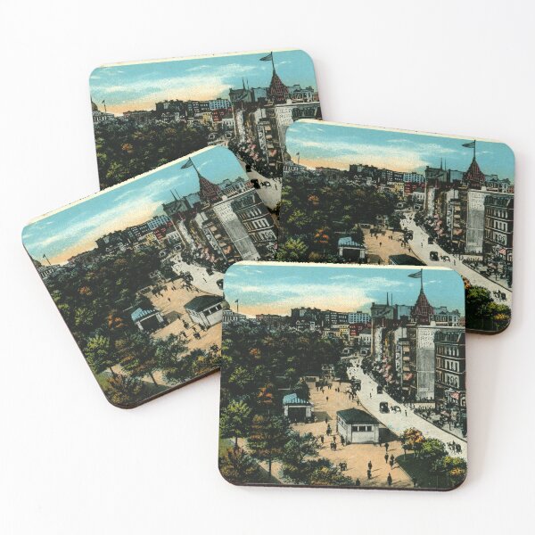 Item preview, Boston Massachusetts, Tremont Street View, Vintage Inspired designed and sold by markomundo.