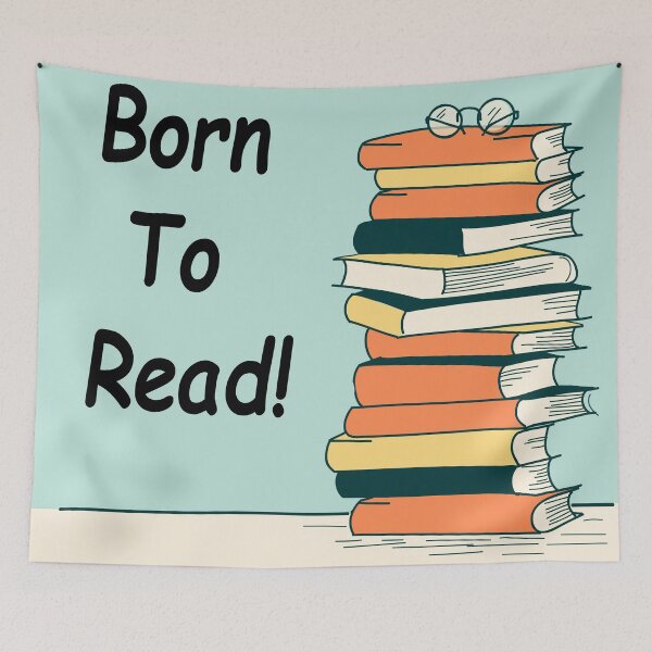 Item preview, Born To Read designed and sold by FunWithChemo.