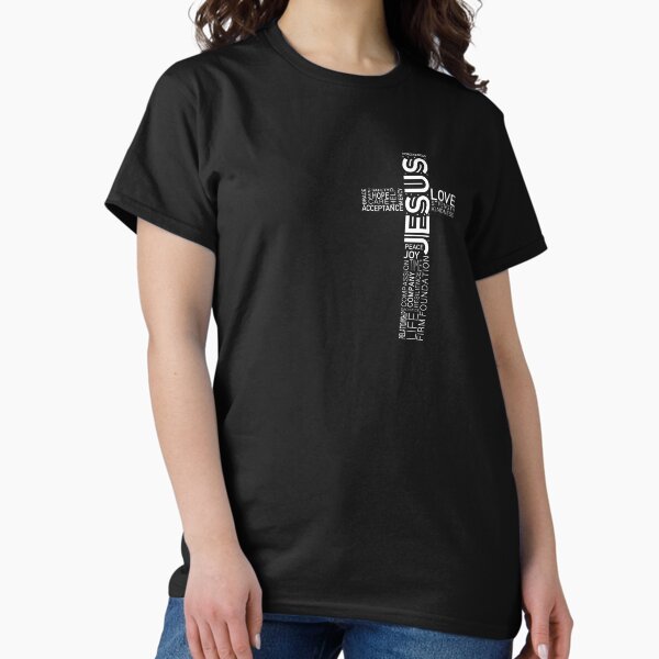 Item preview, White on Black Christian Cross Design designed and sold by Seek-salvation.