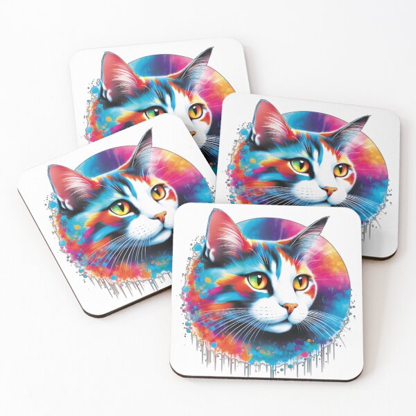 Item preview, Multicoloured cat. designed and sold by @seis41.