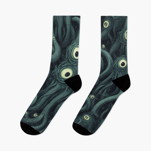 Item preview, Tentacles and Eyeballs, Abstract Pattern, Lovecraft, Shoggoth  designed and sold by Burn-Ego.