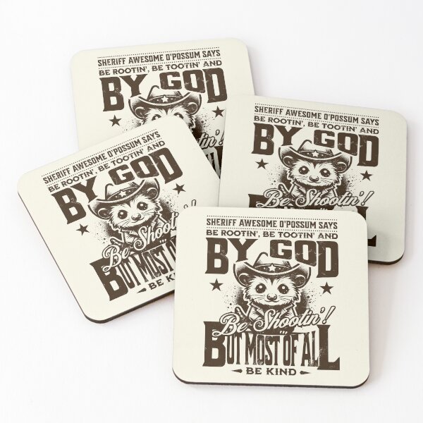 Item preview, Cowboy Advice from Sheriff Awesome O'Possum designed and sold by ORuaircDesigns.