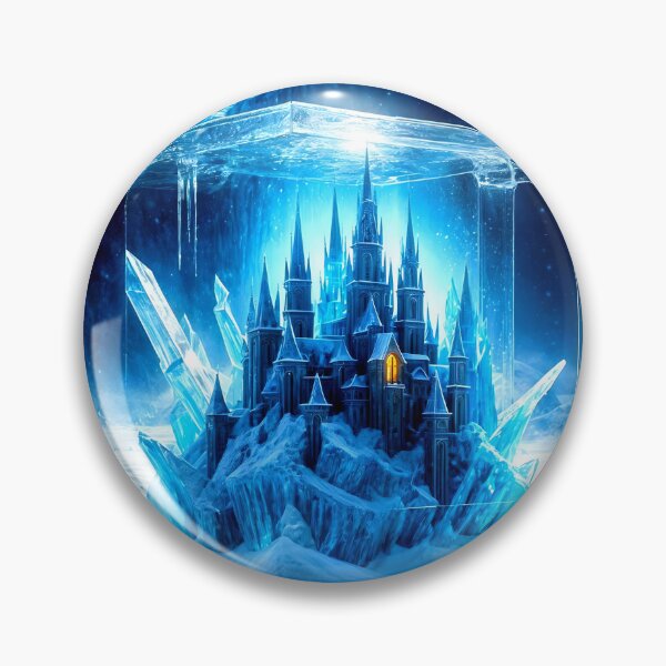 Item preview, Blue Castles Encased in Ice Cube designed and sold by koreatvtea.
