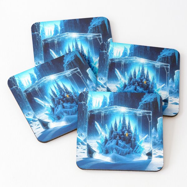 Item preview, Blue Castles Encased in Ice Cube designed and sold by koreatvtea.