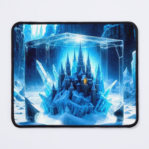 Item preview, Blue Castles Encased in Ice Cube designed and sold by koreatvtea.