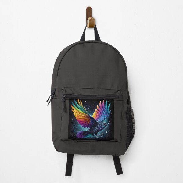 Item preview, Rainbow Raven designed and sold by Fun Art by J & G.