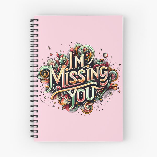 Item preview, I'm Missing You, typography designed and sold by maxmaj.