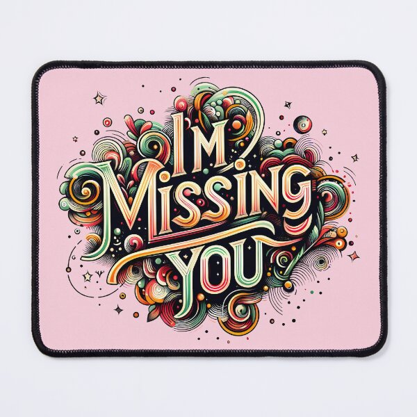 Item preview, I'm Missing You, typography designed and sold by maxmaj.