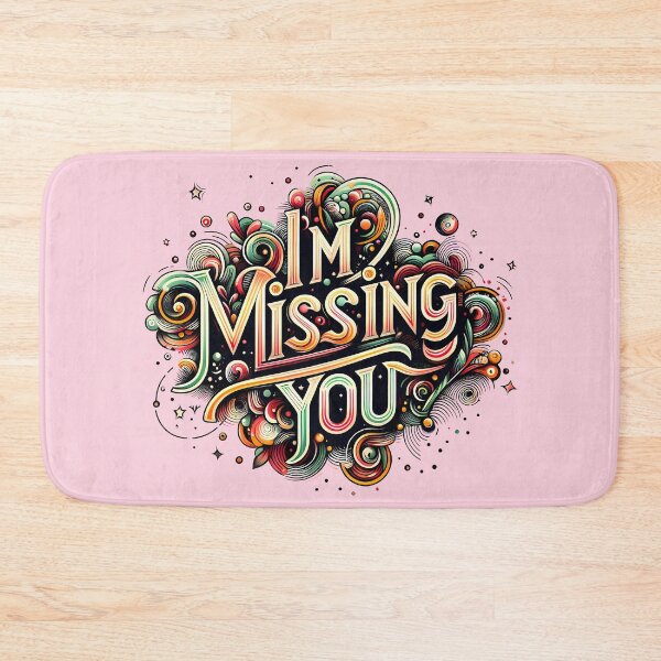 Item preview, I'm Missing You, typography designed and sold by maxmaj.