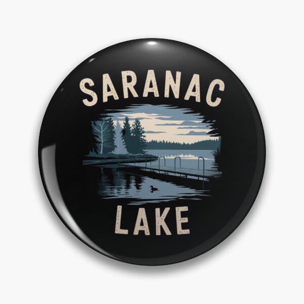 Item preview, Saranac Lake - New York United states  designed and sold by GroovyDino.
