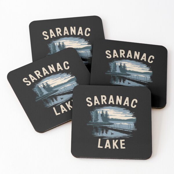 Item preview, Saranac Lake - New York United states  designed and sold by GroovyDino.
