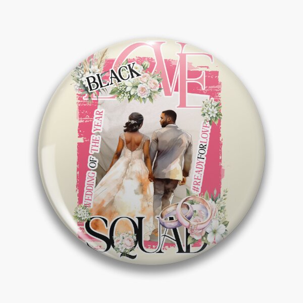 Item preview, BLACK LOVE SQUAD (WEDDING) designed and sold by alegnacreates.