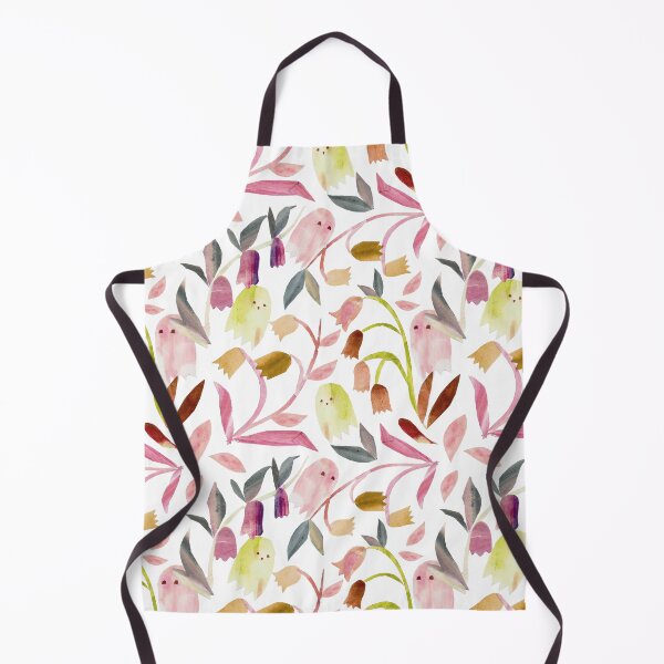 Item preview, Ghosts in the Garden Floral Halloween Pattern designed and sold by Ink + Finch.