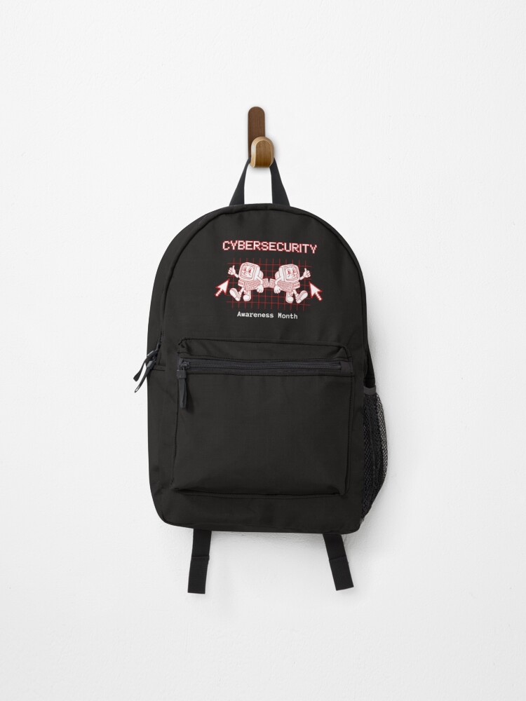 Thumbnail 1 of 3, Backpack, Cybersecurity Awareness Month designed and sold by friendlyspoon.