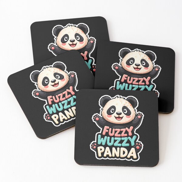 Aperçu de l'œuvre Panda Fuzzy Wuzzy – Panda mignon et adorable créée et vendue par Taans-Creation.