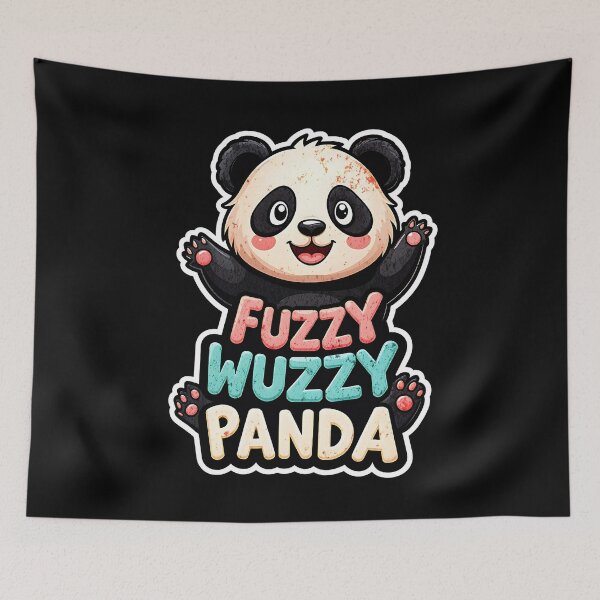 Item preview, Fuzzy Wuzzy Panda - Cute and Adorable Panda designed and sold by Taans-Creation.