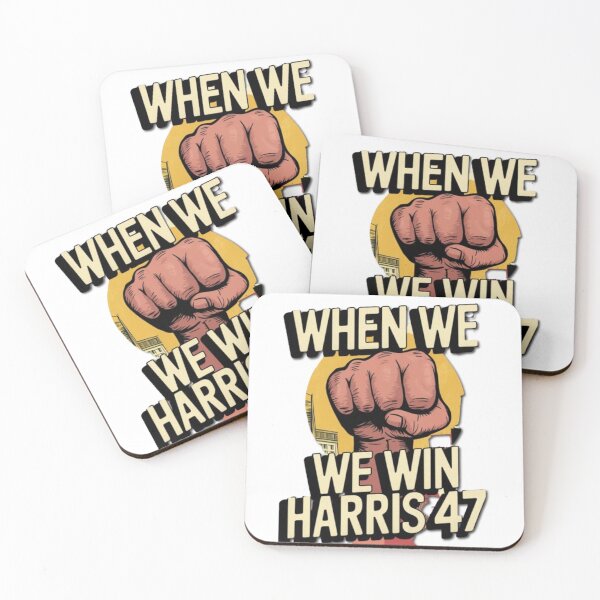Item preview, When We Fight We Win 2024 Kamala Harris For USA President 47 designed and sold by SztylishDesigns.