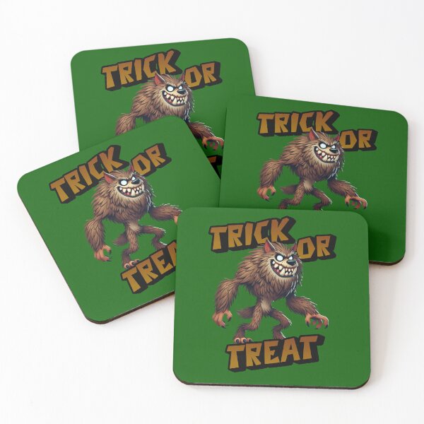 Item preview, Trick or Treat -  Max a fuzzy lovable Werewolf out hunting for candy on Halloween designed and sold by 3DAF.