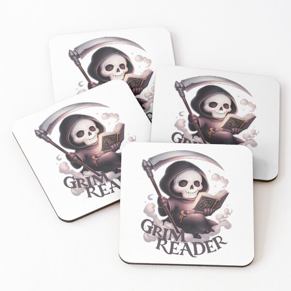Item preview, Funny Grim Reader designed and sold by PlanetMarker.