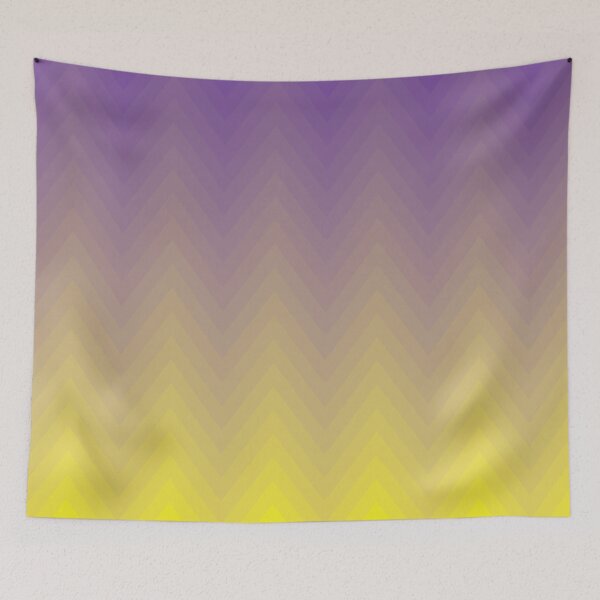 Item preview, Purple And Yellow Chevron Zig-Zag Pattern designed and sold by SusurrationStud.