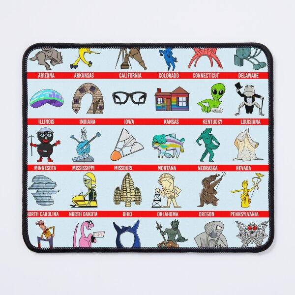 Item preview, UNITED STATES OF ART POSTER designed and sold by Gruppetstudios.