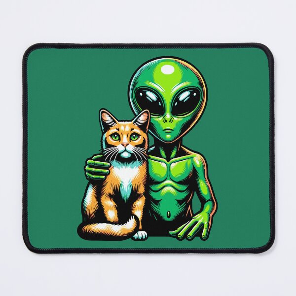 Item preview, Cat and Alien designed and sold by roswellboutique.