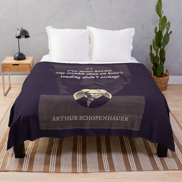 Item preview, Arthur Schopenhauer - I've never known any trouble than an hour's reading didn't assuage designed and sold by Syahrasi.