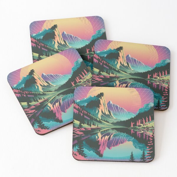 Item preview, Space Landscape Synthwaves, Planetary System, Synthwave Art designed and sold by vision45.