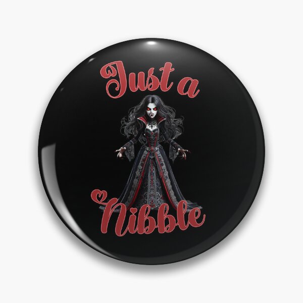 Item preview, Just a Nibble -  Natasha Has Gone Viral with her thirsty blood cravings this Halloween designed and sold by 3DAF.