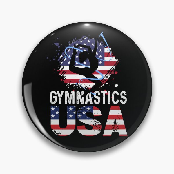 Artikelvorschau, Gymnastics American Flag USA Women's Gymnastics Gear entworfen und verkauft von DynamicDesign.