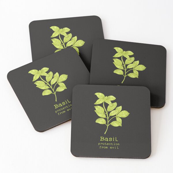 Item preview, Basil plant symbolic meaning designed and sold by pinkyfish1010.