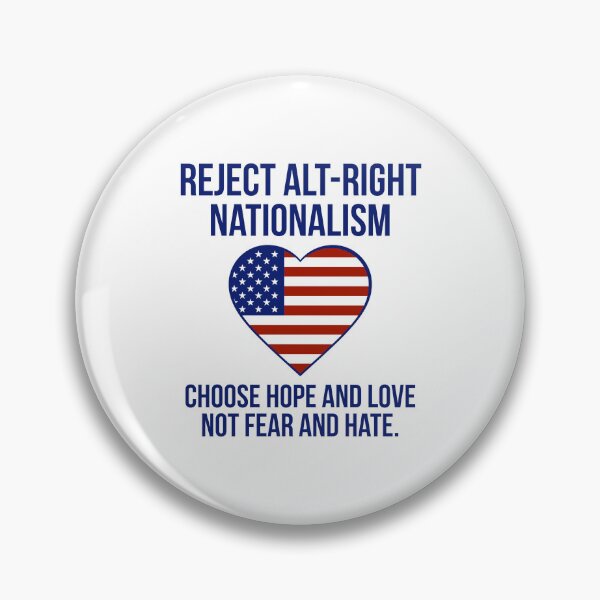 Item preview, Reject alt-right nationalism.  designed and sold by Rachel the Artist .