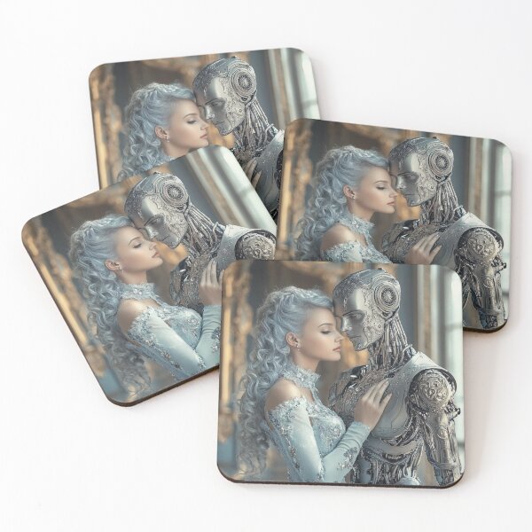 Item preview, Rococo & AI: A Dance Across Time (Powder Blue I) designed and sold by DeenaZoeyFusion.