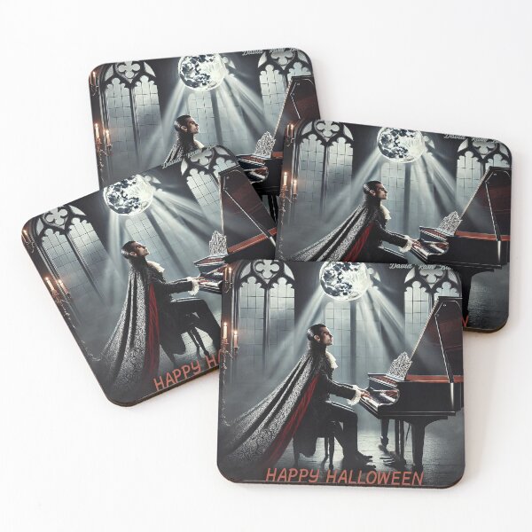 Item preview, Happy Halloween: Dracula's Moonlit Piano Serenade designed and sold by MySheetMusicArt.