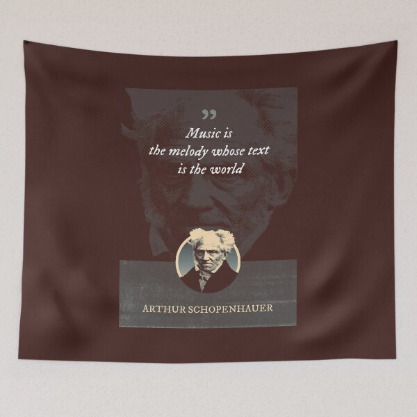 Item preview, Arthur Schopenhauer - Music is the melody whose text is the world designed and sold by Syahrasi.