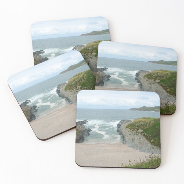 Item preview, Woolacombe Beach in a Cove of Rocks designed and sold by MarkUK97.