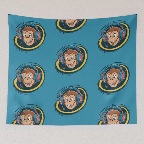 Item preview, A DJ Monkey designed and sold by trendybutterfly.