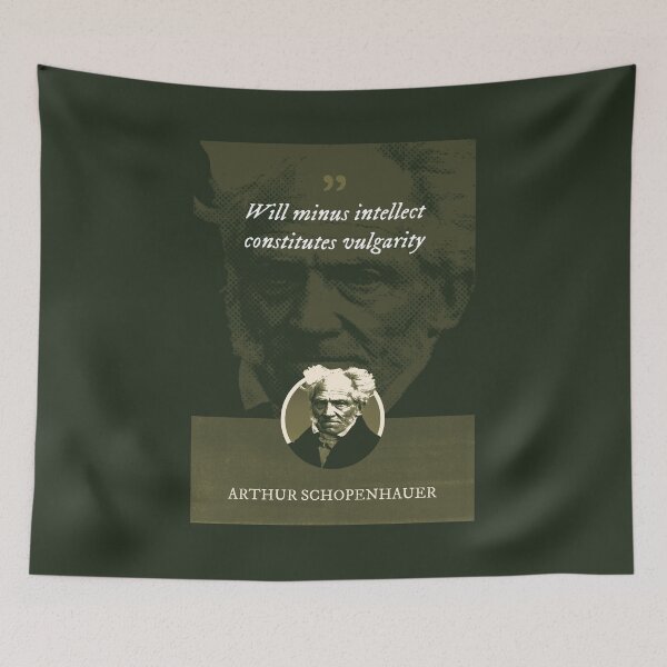 Item preview, Arthur Schopenhauer - Will minus intellect constitutes vulgarity designed and sold by Syahrasi.