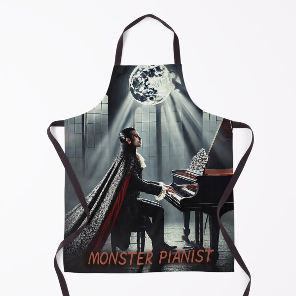 Item preview, Monster Pianist: Dracula's Haunting Halloween Serenade designed and sold by MySheetMusicArt.