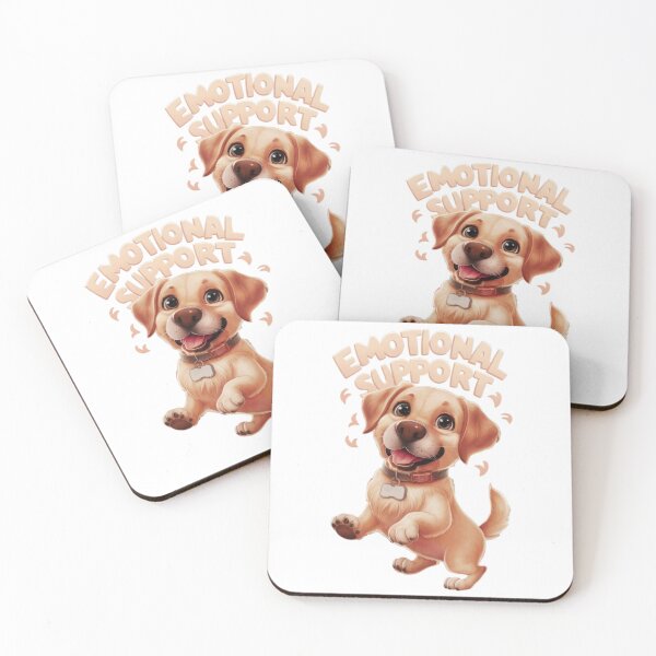 Item preview, cute little puppy retriever emotional support designed and sold by digilabs.