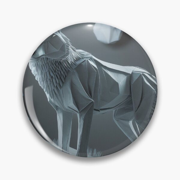 Artikelvorschau, Frozen Majesty: Die Wolfsstatue im Winterwunderland entworfen und verkauft von MUV3.