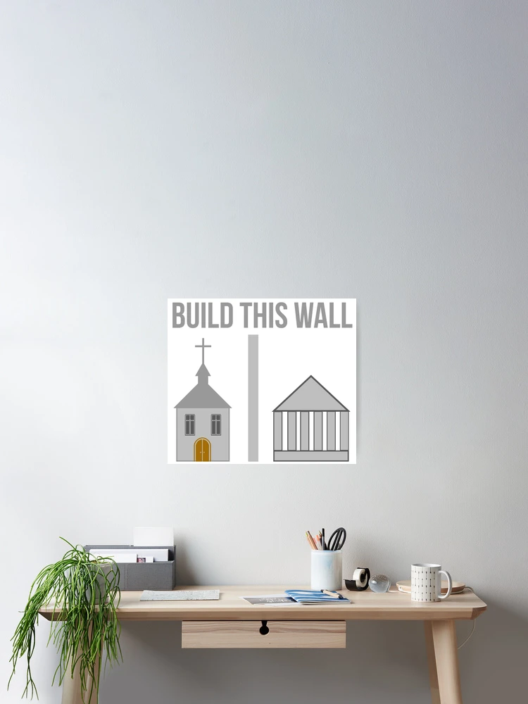 Thumbnail 2 of 3, Poster, Build this wall designed and sold by Rachel the Artist .