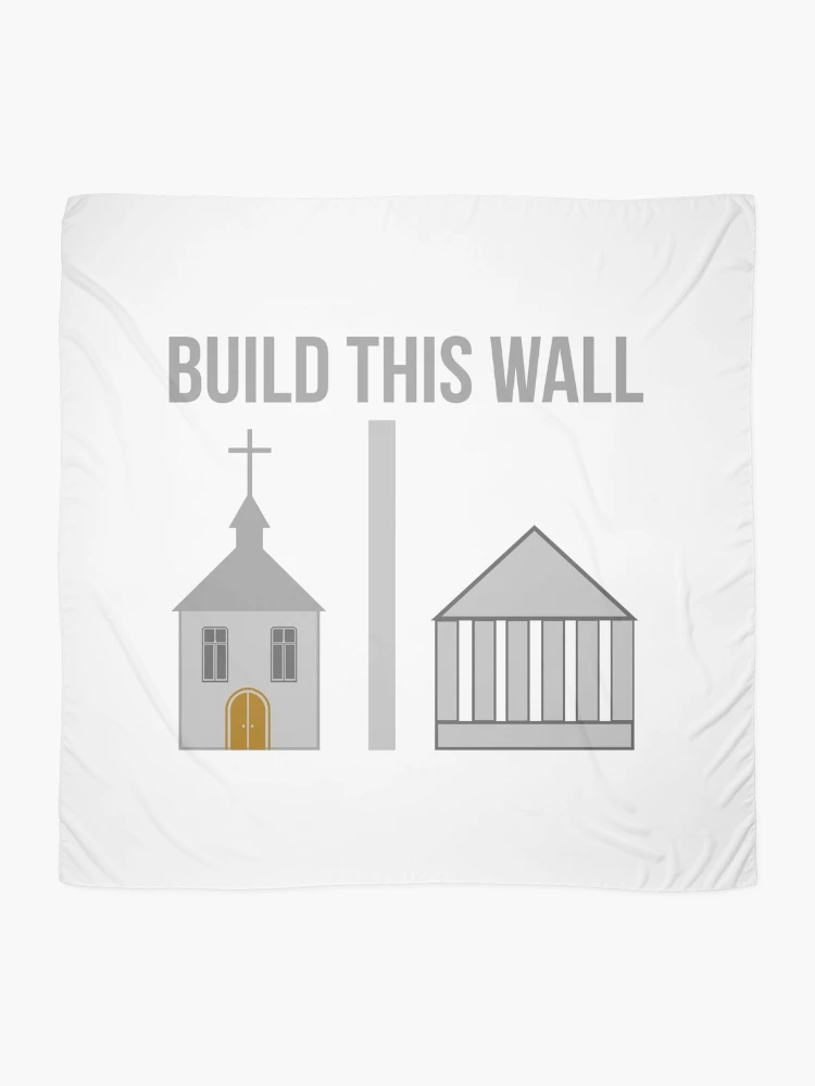 Thumbnail 2 of 3, Scarf, Build this wall designed and sold by Rachel the Artist .